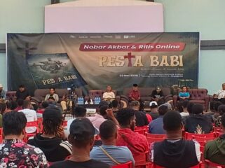 Nobar akbar dan rilis online film Pesta Babi / Istimewa