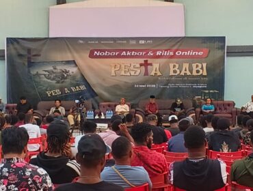 Nobar akbar dan rilis online film Pesta Babi / Istimewa