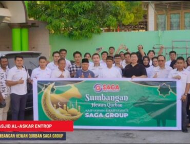 SAGA Group menyalurkan bantuan hewan kurban / Istimewa
