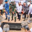 Pelatakan batu pertama Pabrik Pakan Garuda Bumi Papua di Kabupaten Keerom / Istimewa