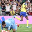 Alexander Isak mencetak gol ke gawang Tunisia / FIFA