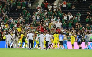 Timnas Afrika Selatan merayakan kelolosan mereka ke babak 32 besar Piala Dunia 2026 / bafanabafanafootball