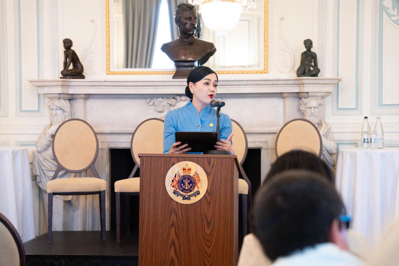 Ketua Dewan Komisioner OJK, Friderica Widyasari Dewi, saat menghadiri rangkaian London Climate Action Week (LCAW) 2026 di Inggris pada 22–25 Juni 2026 / dok OJK